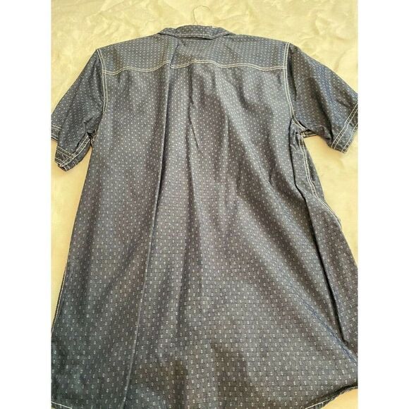 BUFFALO DAVID BITTON Men’s Blue Pattern Shirt XL - Picture 5 of 5